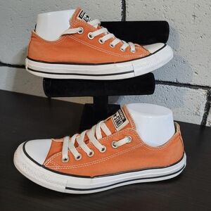 3/$40 SALE! Converse All Stars Classic Orange  Sneakers Sz 8